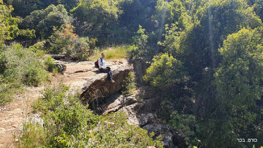 יורדים במפלי נחל כזיב עליון